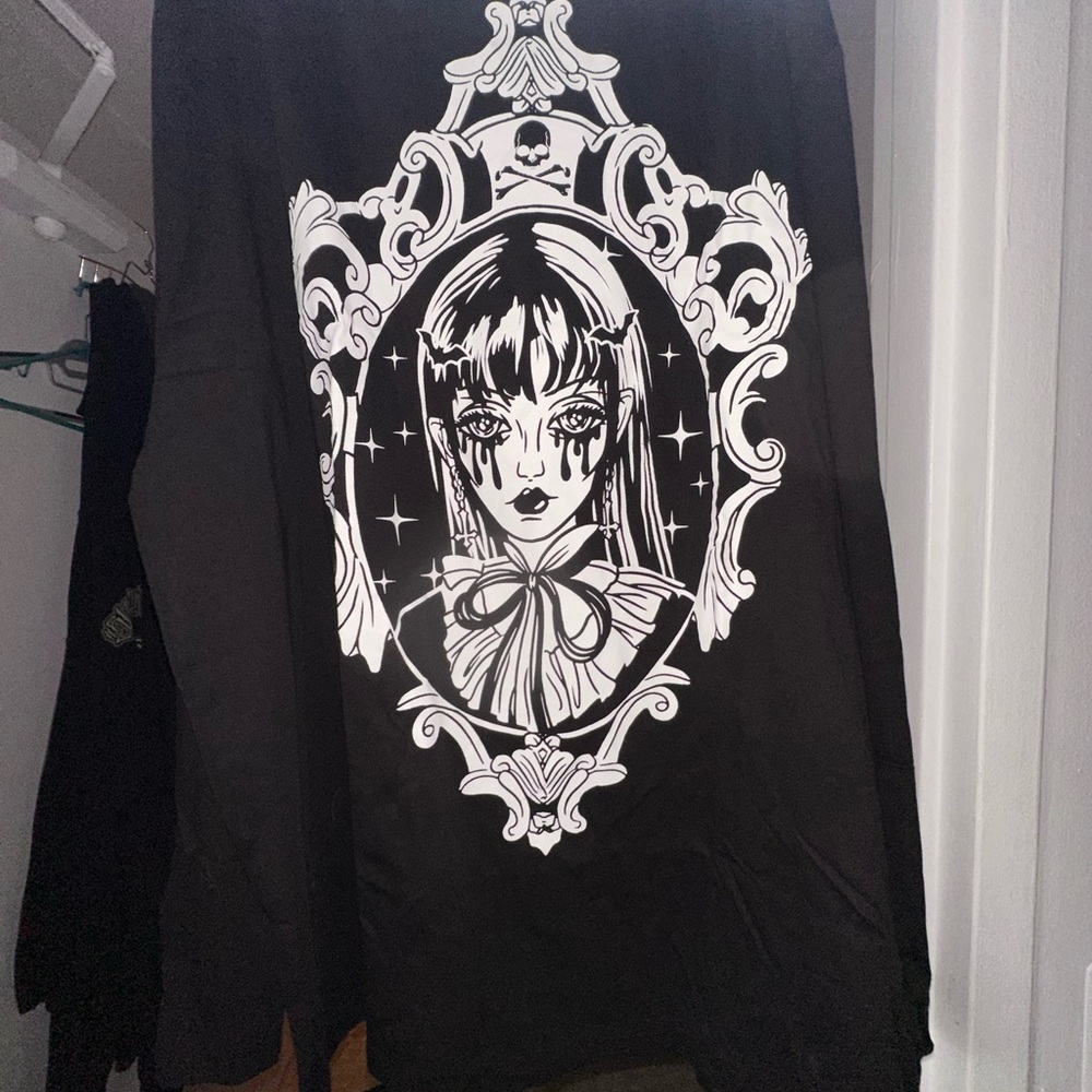 Dollskill Long Sleeve TShirt-Goth/Emo Bat Girl 3XL - Picture 5 of 12